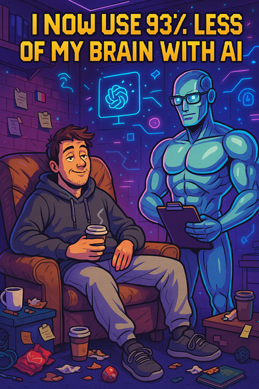 With AI, I Now Use 93% Less of My Brain